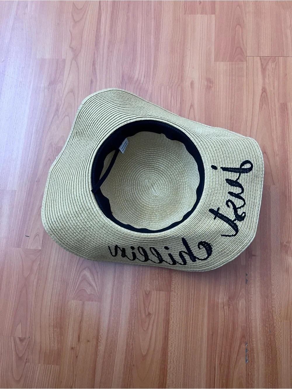 “Just Chillin” Paper Straw Sun Hat